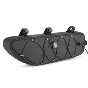 Sac de selle Explorer Long Ride vélo de route sac de poutre avant sac de tube de couleur unie en forme de <span class=keywords><strong>banane</strong></span> - Product Image 5