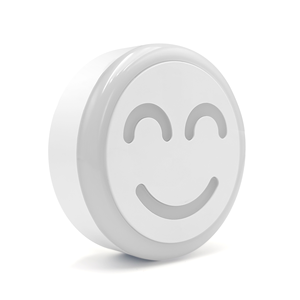 Cute Smile Face LED Night <b>Light</b> 2700K Warm White Dusk to Dawn <b>Light</b> Sensor <b>Plug</b> in Night Lamp for Kids Bedroom - Product Image 1
