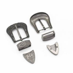 La nueva moda occidental 3 piezas hebilla de aleación 20-25mm conjunto de hebilla de cinturón - Product Image 6