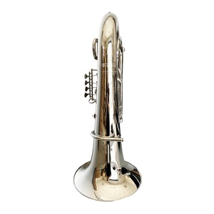 Trompette en C laquée or de niveau professionnel, prix usine SEASOUND, OEM, pas cher, 4 clés rotatives, pistons en acier inoxydable JYTU0701 - Product Image 4