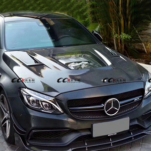 Capot en fibre de carbone pour <span class=keywords><strong>Mercedes</strong></span> Benz, 10 pièces de haute qualité pour modèles C63 amg W205, en matériau de verre - Product Image 3