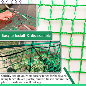 HDPE Anti-Animal Valla Jardín/Red de protección de cultivos Redes de plástico Red de rejilla de seguridad de construcción - Product Image 3