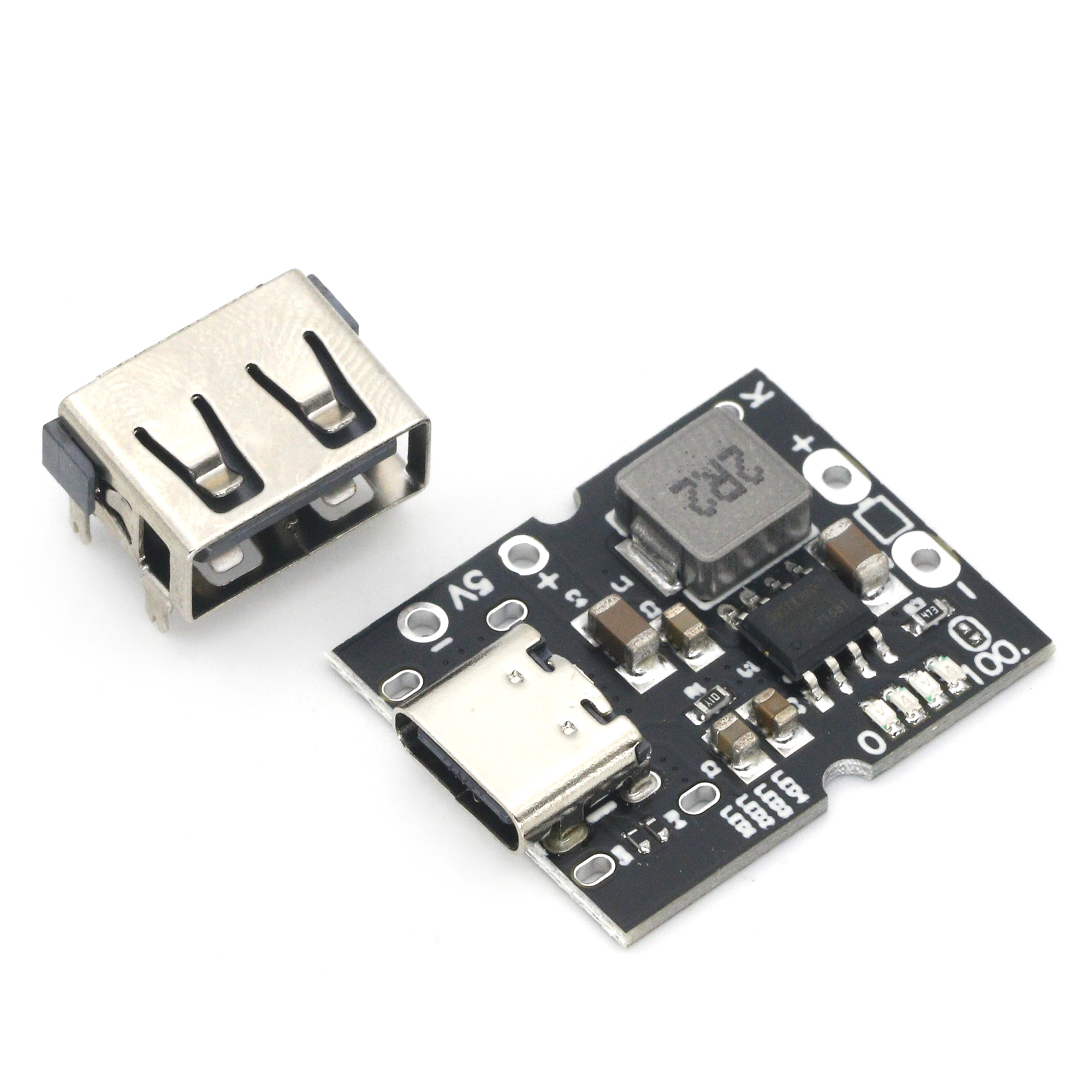 5v2a Usb Type-c Integrated Module High-accuracy Charging Discharging Compatible 4.2v Lithium Diy Battery Charger Ics Product