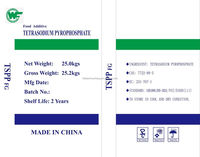Poudre blanche de pyrophosphate acide de poudre de pyrophosphate de sodium de SAPP de catégorie comestible