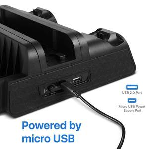 DOBE çok fonksiyonlu dikey soğutma standı <span class=keywords><strong>PS4</strong></span> için çift USB şarj <span class=keywords><strong>Dock</strong></span>/<span class=keywords><strong>PS4</strong></span> için ince/<span class=keywords><strong>PS4</strong></span> Pro konsolu için (TP4-882) - Product Image 3
