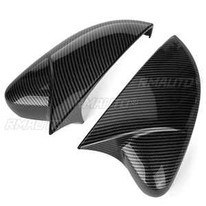 2X Side Wing Rear View Rearview <b>Mirror</b> Cover Case Caps <b>Shell</b> for Volkswagen for VW for Polo Mk5 6R 6C V 2012-2017 - Product Image 2