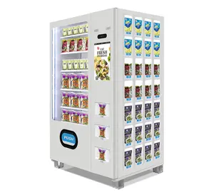 Máquina expendedora automática de alimentos, Combo de bebida de aperitivos y sándwich Vendlife