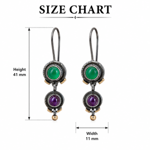 Orecchini Pendenti Vintage Multicolore con Perline, Gioielli di Moda per Donne - Product Image 5