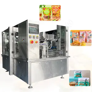 HNOC Horizontal Chip Cashew Premade Pouch Fill Seal Automatic Almond Dry Fruit Doypack Pack Machine