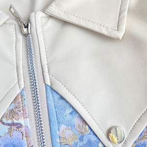 Nouvel ensemble 2026 LURI pour filles : Blouson motard et jupe plissée 100 % polyester, style coréen, collection boutique mode automne - Product Image 5