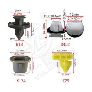 Xinyida Door Panel <b>Clips</b> Mixed Pack No 160 Plastic Nylon For Hyundai Kia Nissan Infiniti <b>Cars</b> - Product Image 3