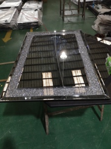Home Decoration Crushed Diamond Rectangle <strong>Wall</strong> <strong>Mirror</strong> - Product Image 6