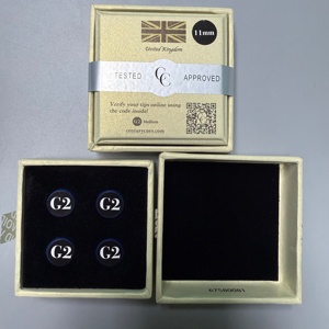 Pointe de queue de billard britannique Premium Original CC <span class=keywords><strong>G1</strong></span> G2 G3 G4 11mm, accessoire de billard, vente en gros - Product Image 2