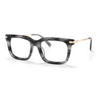 Montura Óptica Retro de Alta Calidad, Cuadrada, Hecha a Mano en Italia, Gafas Gruesas para Hombre y Mujer, Logotipo Personalizado, Gafas de Acetato