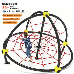 ชุดปีนป่ายเชือกกลางแจ้งสำหรับเด็ก - โครงปีนป่ายเชือกสำหรับเด็กและอุปกรณ์เสริมเชือกปีนป่าย ตาข่ายเชือกปีนป่าย - Product Image 1