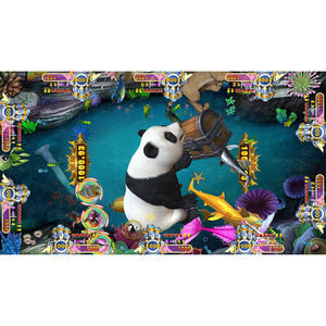 Logiciel de machine de jeu de tir de poissons d'arcade QIQU ZHANXIONG OF WANGZHEZHIZUN Panda, Kit complet de jeu de pêche - Product Image 2