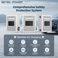 Cargador de Vehículos Eléctricos SETEC POWER Nivel 2 de 11kW, Estación de Carga para Tesla, Montaje en Pared