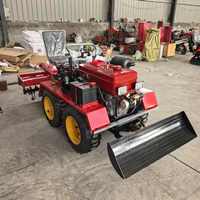 Mini-tracteurs 25 CV 35 CV avec chargeur frontal, moteur diesel et accessoire de motoculteur pour motoculteurs à 3 vitesses réglables
