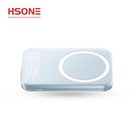 Power Bank Magnetik Nirkabel 5000mAh/10000mAh dengan Pengisian Cepat Layar LED Output 15W
