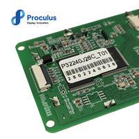 Modul Pengontrol Sentuh Panel LCD Proculus 2.8 Inci dengan GUI Pabrik Rumah Pintar TFT Esp32 Layar Uart Mini Tft Display Screen
