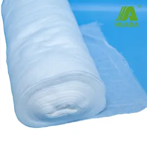 Rollo de gasa estéril 10% algodón blanqueado absorbente de 4 capas para uso hospitalario con hilo de rayos X, tipo almohada en zigzag