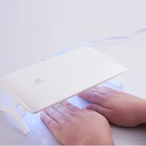 Wholesale 24w Painless Fashional Mini Portable Private Label UV LED Dual Source Curing Nail Lamp