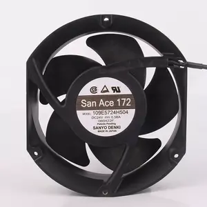 original Sanyo 12V 48V DC24V 0.58A EC AC 172x150x51mm 17CM 17251 Aluminum frame Centrifugal AC axial 109E5724H504 cooling fan