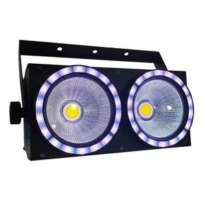 ไฟเวที LED 2ตาพร้อมแถบ <span class=keywords><strong>RGB</strong></span> B22ไฟฉายฐานเพื่อความบันเทิงระดับมืออาชีพ - Product Image 1