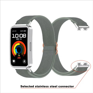 Forwelleny braccialetto sportivo di ricambio Correa Nylon Loop cinturino accessori per <span class=keywords><strong>Huawei</strong></span> Band 10 <span class=keywords><strong>9</strong></span> 8 Smart Watch cinturini - Product Image 3