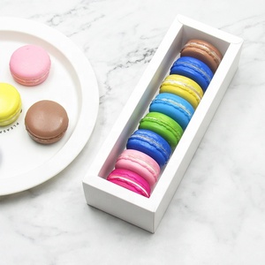 Tùy chỉnh bán buôn ngăn kéo mini <span class=keywords><strong>Macaron</strong></span> Đóng gói hộp giấy Kraft tráng miệng Cookie <span class=keywords><strong>Macaron</strong></span> Favor box với góa phụ - Product Image 4