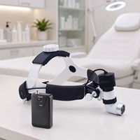Professional 5W LED Medical Headlamp with Detachable Waist Power Bank and Adjustable Spot for Surgery