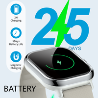Bracelet intelligent en gros, montre connectée à écran tactile, tracker d'activité, moniteur de fréquence cardiaque P101S pour Apple Watch, meilleure montre intelligente 2025