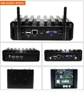 MiniTree Mini PC Industrial sin Ventilador de 11.ª Generación con I7 <span class=keywords><strong>1165G7</strong></span>, 2 LAN Gigabit, 2 RS232 COM, VGA HD1.4, Máximo 32 GB de RAM DDR4, PC Estable de Bajo Costo - Product Image 5