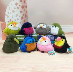 Nieuw ontwerp knuffelvogel speelgoed op maat papegaai kiwi vogel promotie cadeau aangepast logo geaccepteerd - Product Image 1