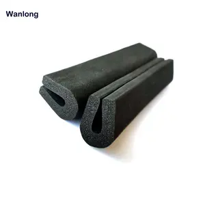 Durable Customized U Channel Rubber Strip Seal For Window And Door