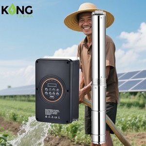 Yüksek hız 200V 4 inç derin kuyu suyu pompası derin kuyu otomatik <span class=keywords><strong>dalg</strong></span>ıç su pompası ACDC 1.5KW 1.5KW kuyu güneş pompası - Product Image 1