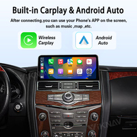 Infiniti QX56 QX80 ve Nissan Armada Patrol Y62 2010-2020 için 12.3 inç Dokunmatik Ekranlı Araç Radyosu, Kablosuz Carplay ve Android Auto Destekli Stereo