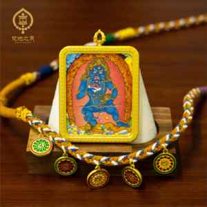 สีดำ jambhala ทำด้วยมือสำหรับการปลดปล่อยความยากจนทำจากแร่ที่อุดมไปด้วยกระแสน้ำวน - Product Image 4