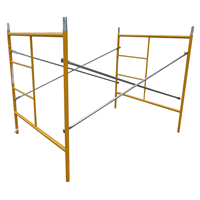 Échafaudage léger en acier galvanisé Q235 HDG, plateforme modulaire sans outil, 3 niveaux, 250 kg, haute résistance, pour hôtel moderne