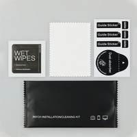 Kit d'outils de nettoyage personnalisé pour protecteur d'écran – Nettoyant sec et humide, absorbeur de poussière, kit de film de protection pour téléphone portable, ensemble d'outils d'installation