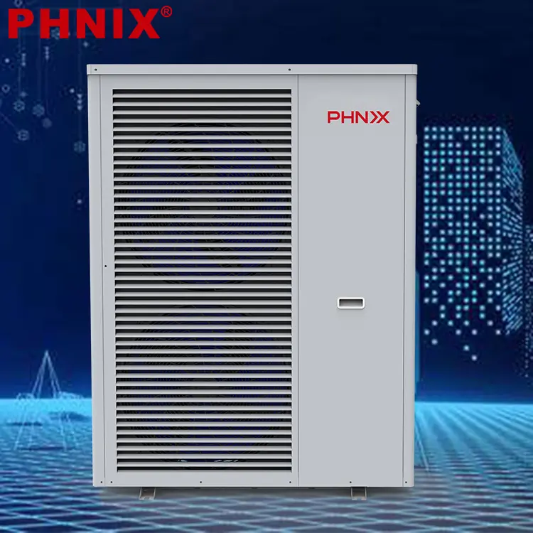 PHNIX 스마트 터치 Warmepumpe 모노 블록 R32 38db 히트 펌프