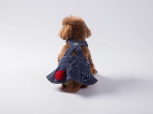 Cool pet roupas cão designer roupas inverno <span class=keywords><strong>jean</strong></span> jaqueta cão casaco - Product Image 3
