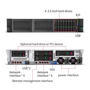 Serveur Rack HPE ProLiant DL380 Gen10 Plus Gen11 GPU 2U, Châssis de Serveur, Système de Centre de Données, Ordinateur Virtuel, Serveurs IPTV, Serveur Rack RA - Product Image 4