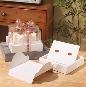 4 "Bánh hộp 6" Mousse trong suốt cộng với hộp bánh sinh nhật cao - Product Image 3