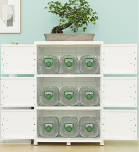 Armoire de rangement modulaire empilable en plastique à prix de gros, étagère organisatrice polyvalente pour meubles de chambre à coucher - Product Image 5