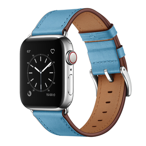 Correa de Reloj de Cuero Genuino de Primera Calidad para <span class=keywords><strong>Apple</strong></span> <span class=keywords><strong>Watch</strong></span> S11/10/9/8/7/Ultra3/2/1/<span class=keywords><strong>SE</strong></span>, Correa de Cuero Retro para Hombre y Mujer - Product Image 2