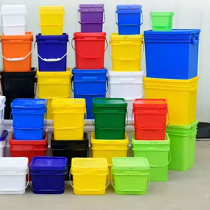 Fabrik Großhandel Lebensmittel qualität 2L 5L 10L 20L 25L Mondo Lama Kunststoff Eimer Kit Vorrats behälter Kunststoff Eimer - Product Image 1