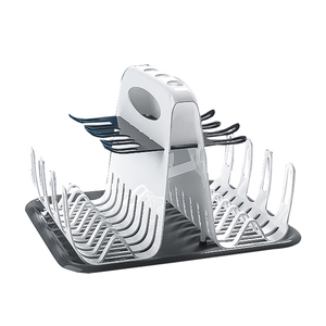 Baby Feeding Bottle Drying Rack Foldable Detachable Easy Cleaning Baby Bottle Dryer Stand Holder