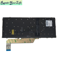 Nouveau clavier d'ordinateur portable rétroéclairé FR français pour HP Elitebook x360 1030 G2 1030 G3 1030 G4 911747-051 Clavier AZERTY
