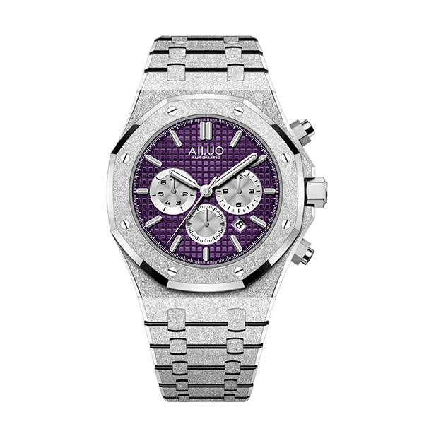 Custom Logo OEM Luxury Date and Day Year Wrist Waterproof Luxury Chronograph Quartz Watch